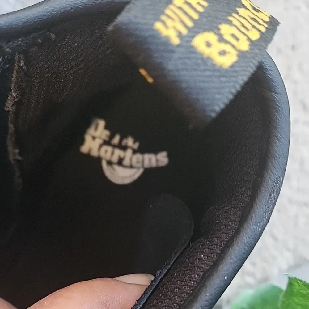 Dr. Martens Black Kids Lace-Up Boots